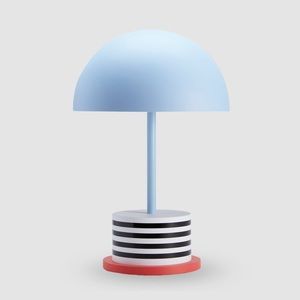 NEW Printworks Portable Lamp, Striped French Riviera Style Design